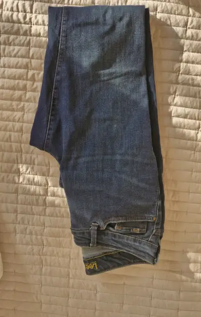 Jeans Lee Straight Leg Azul Oscuro - miniatura 2