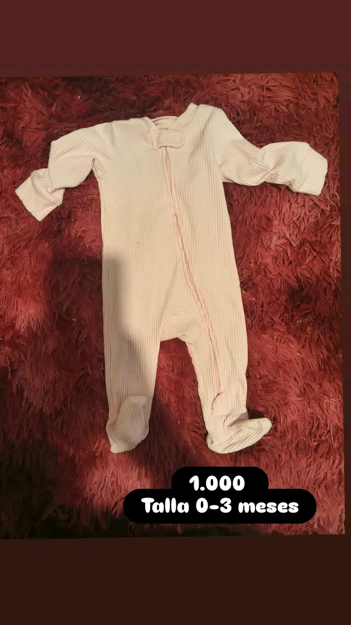 Conjunto de enteritos para bebé talla 0-3 meses - 1