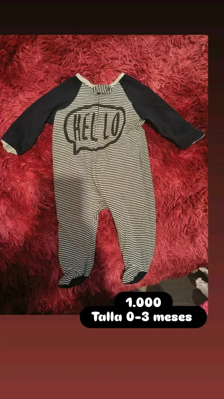 Conjunto de enteritos para bebé talla 0-3 meses - 4