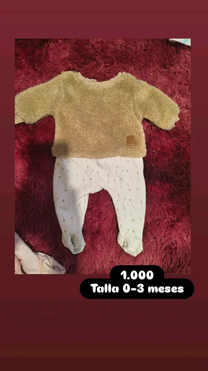 Conjunto de enteritos para bebé talla 0-3 meses - 6