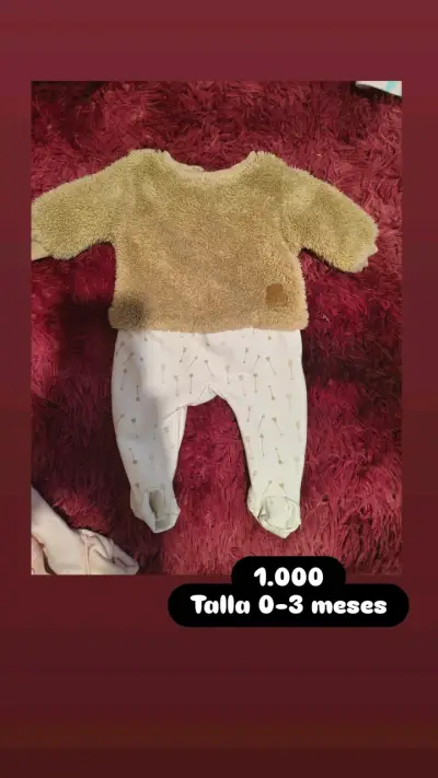 Conjunto de enteritos para bebé talla 0-3 meses - miniatura 6
