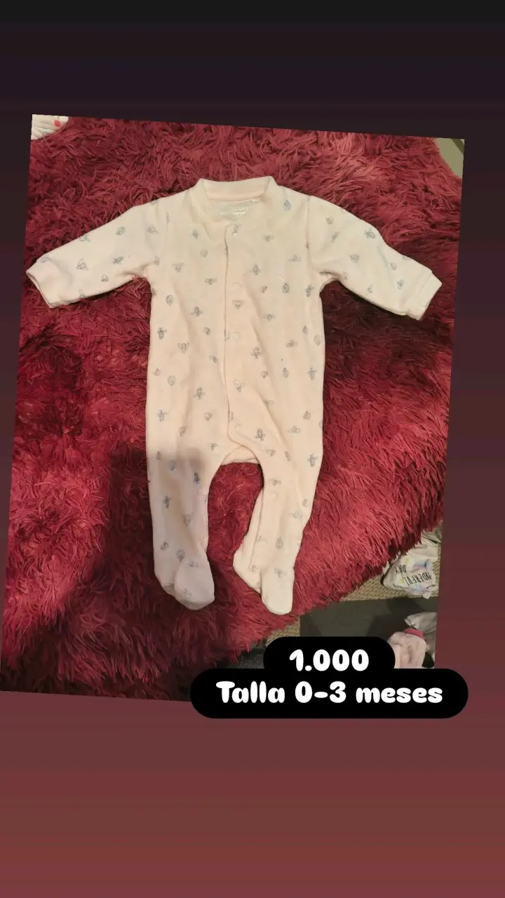 Enterito de bebé con diseño de oso talla 0 meses - 5