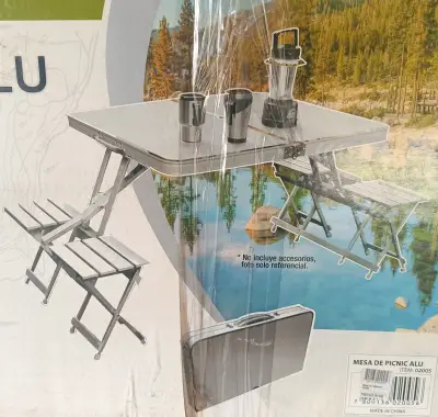 Mesa de Picnic Aluminio Doite Plegable - miniatura 3