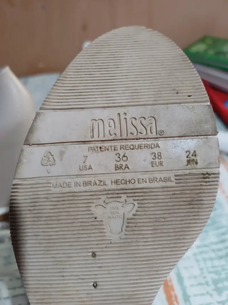 Sandalias de plataforma beige Melissa - 3