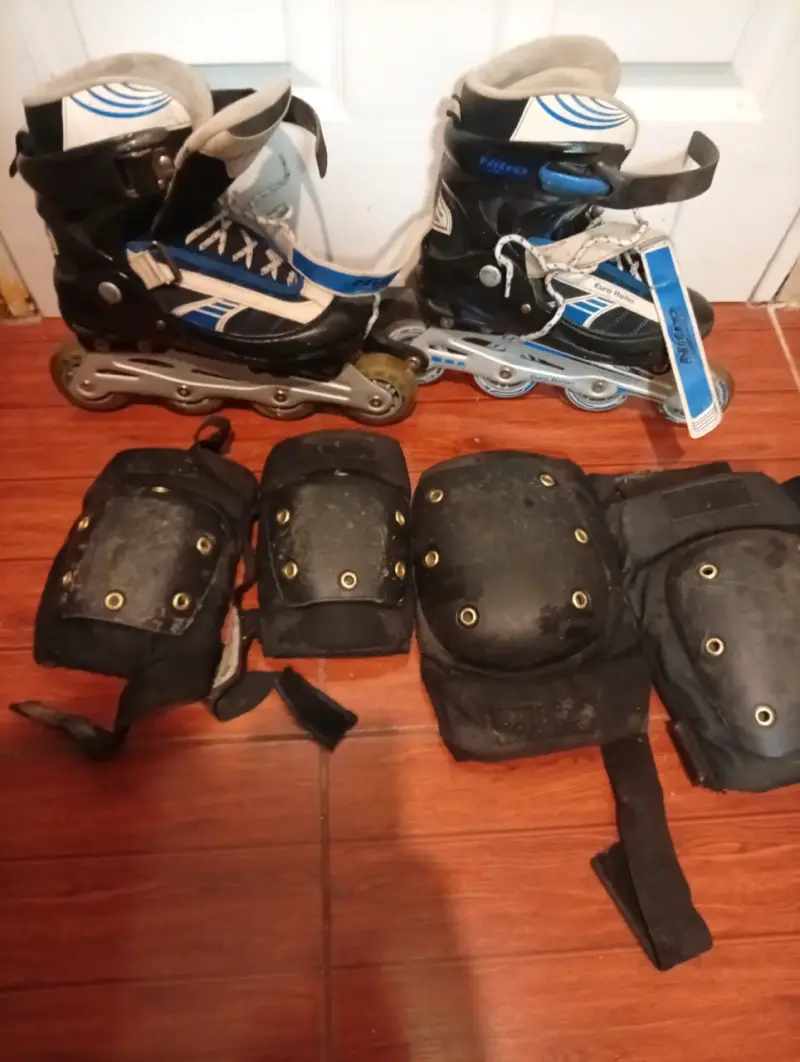 Patines en línea Nitro con protecciones - 1