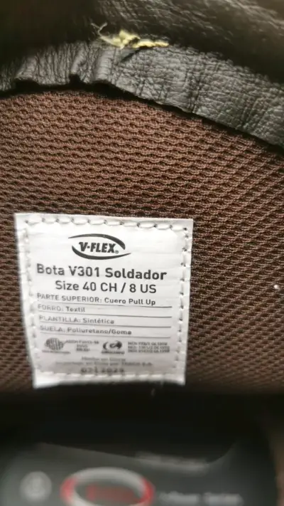 Botas de seguridad V-Flex V301 marrones - miniatura 2