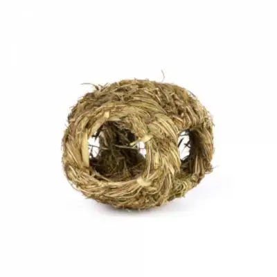 Túnel de heno para mascotas pequeñas - miniatura 1
