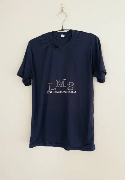 Polera azul LMS Educación Física - miniatura 2