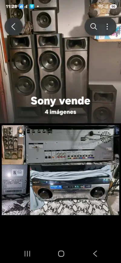 Sistema de sonido Sony con múltiples parlantes - miniatura 1