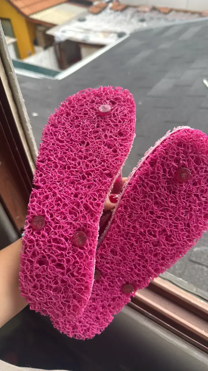 Sandalias exfoliantes rosas Cleanup - 3