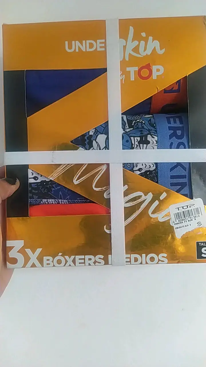 Pack de 3 bóxers medios Under Skin by Top talla S - 1