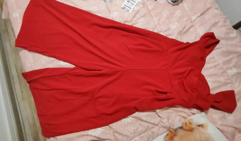 Enterito rojo elegante para mujer - 4