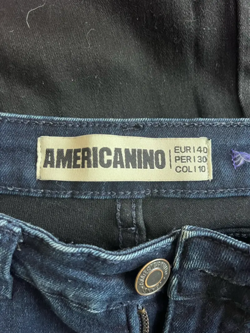 Jeans azul oscuro Americano talla 40 - 3