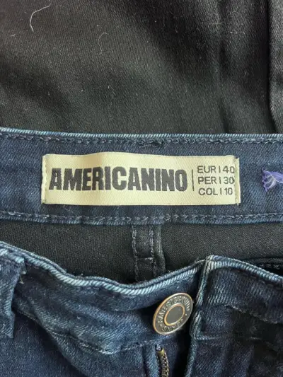 Jeans azul oscuro Americano talla 40 - miniatura 3