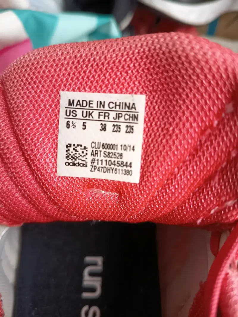 Zapatillas deportivas rojas Adidas para mujer 23.5 - 3
