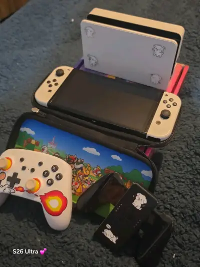 Consola Nintendo Switch con control personalizado y funda - miniatura 3