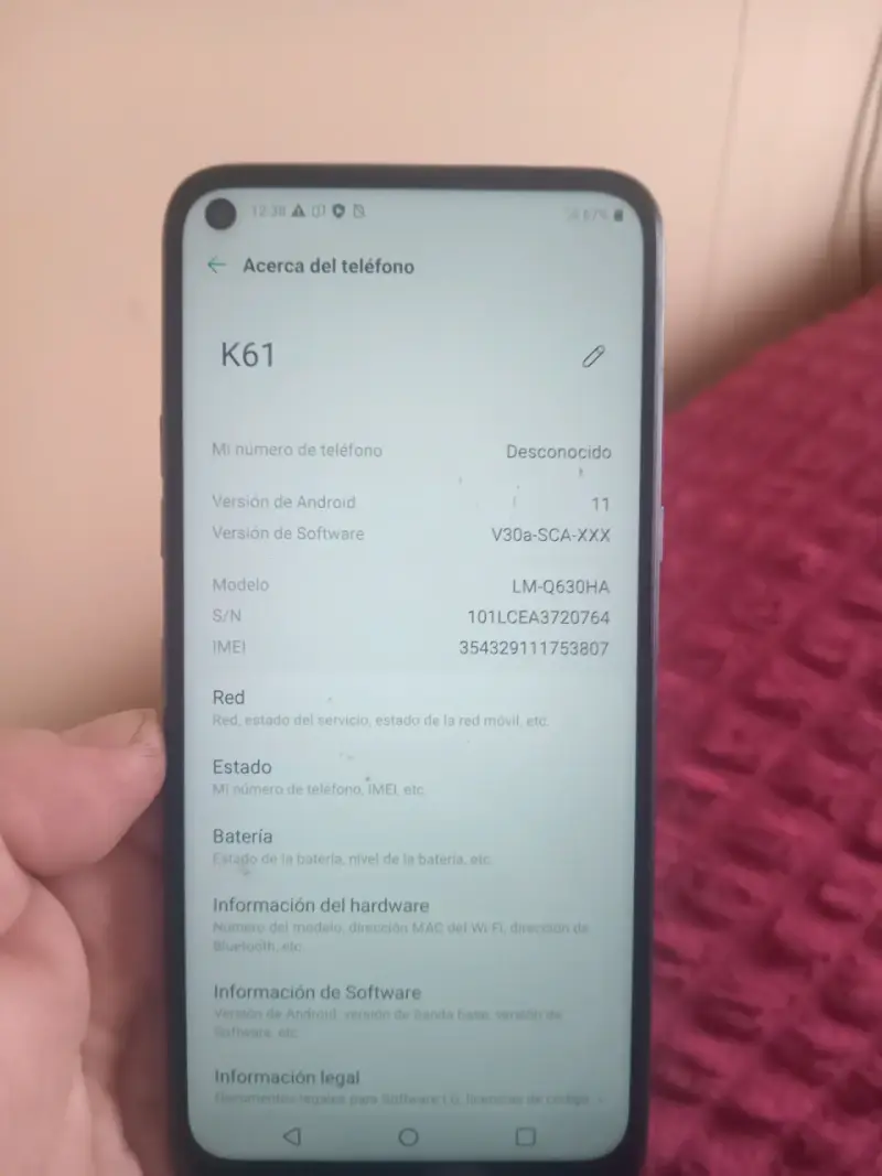 LG K61 en buen estado - 1