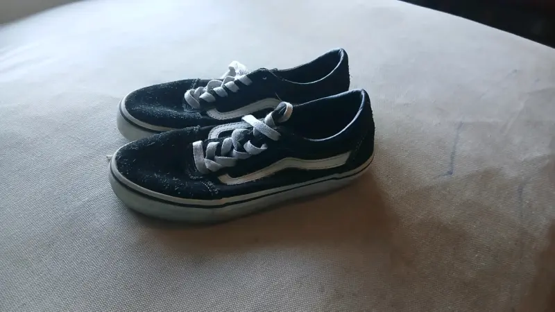 Zapatillas vans negras de lona talla 34