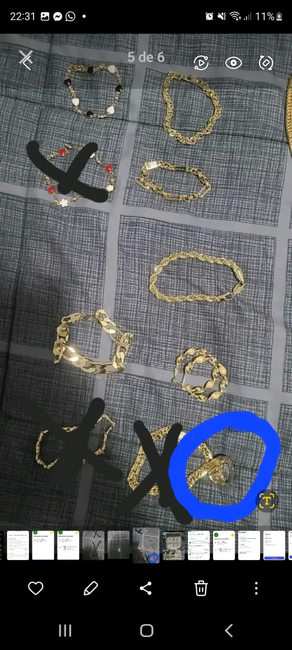 Joyas oro laminado se vende todo remate - 3