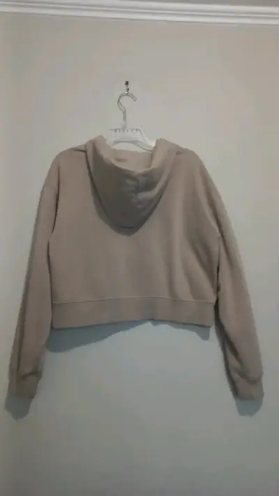 Polerón con capucha beige - miniatura 2