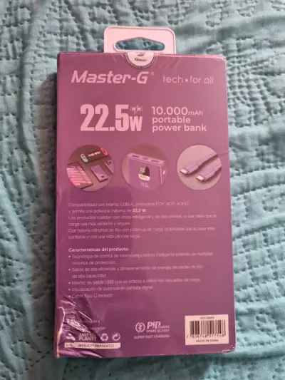 Power Bank Master-G 10000mAh 22.5W - miniatura 2
