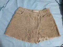 Shorts de pana beige para niña Zara - 1