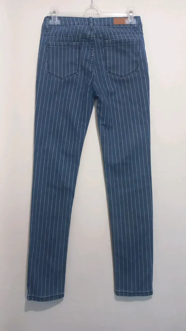 Pantalón de mezclilla a rayas para niña - 2