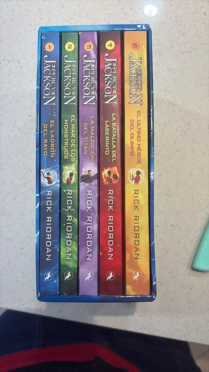 Colección de libros Percy Jackson de Rick Riordan