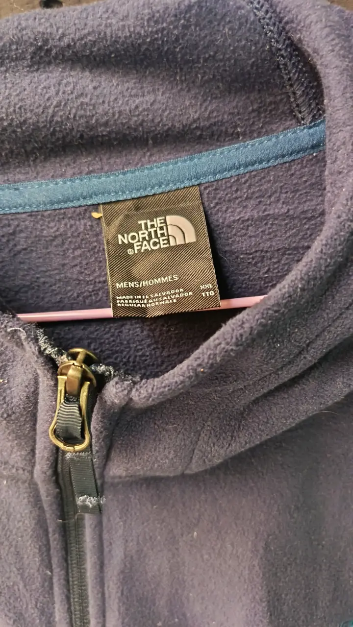 Polar con capucha The North Face azul y negro - 2