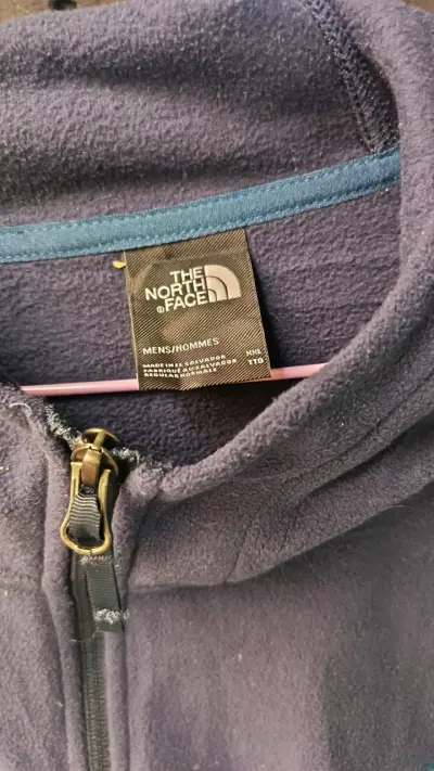 Polar con capucha The North Face azul y negro - miniatura 2