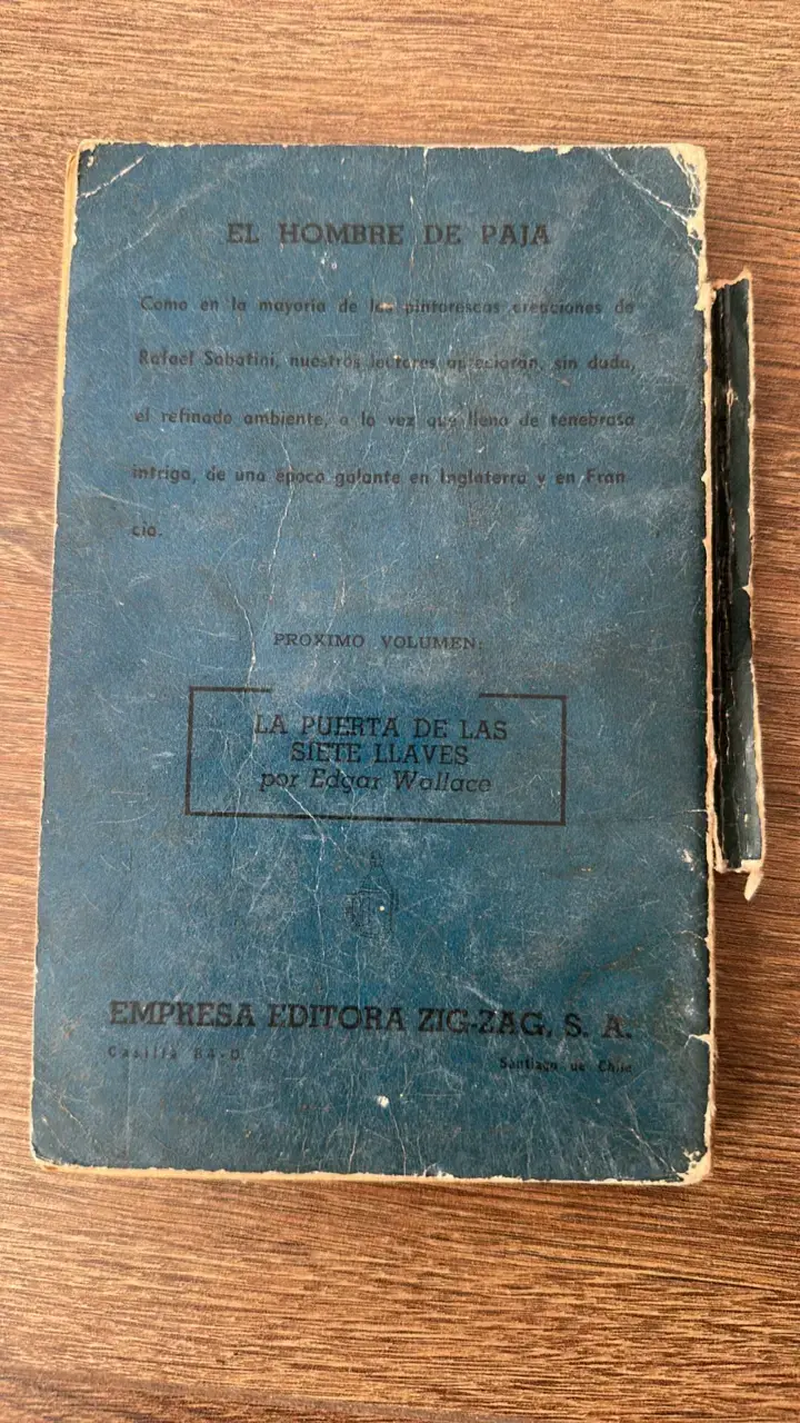 Libro 'El Hombre de Paja' de Rafael Sabatini - 2