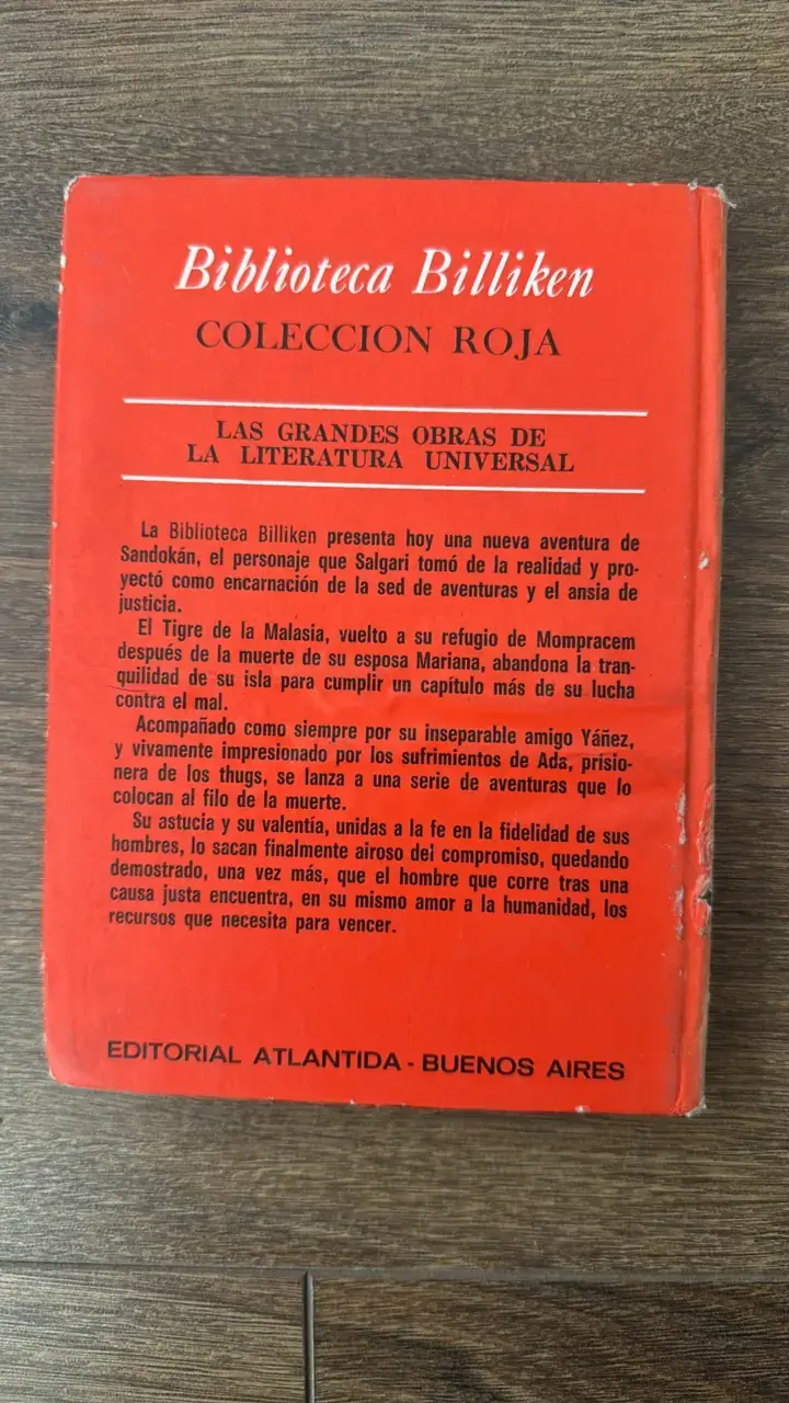 Libro Sandokán de Emilio Salgari - 2