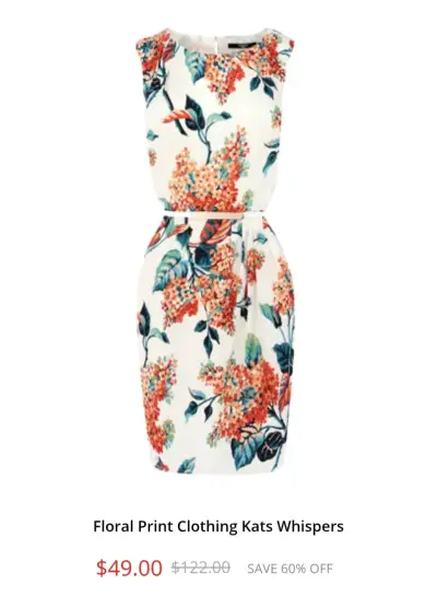 Vestido floral - miniatura 2