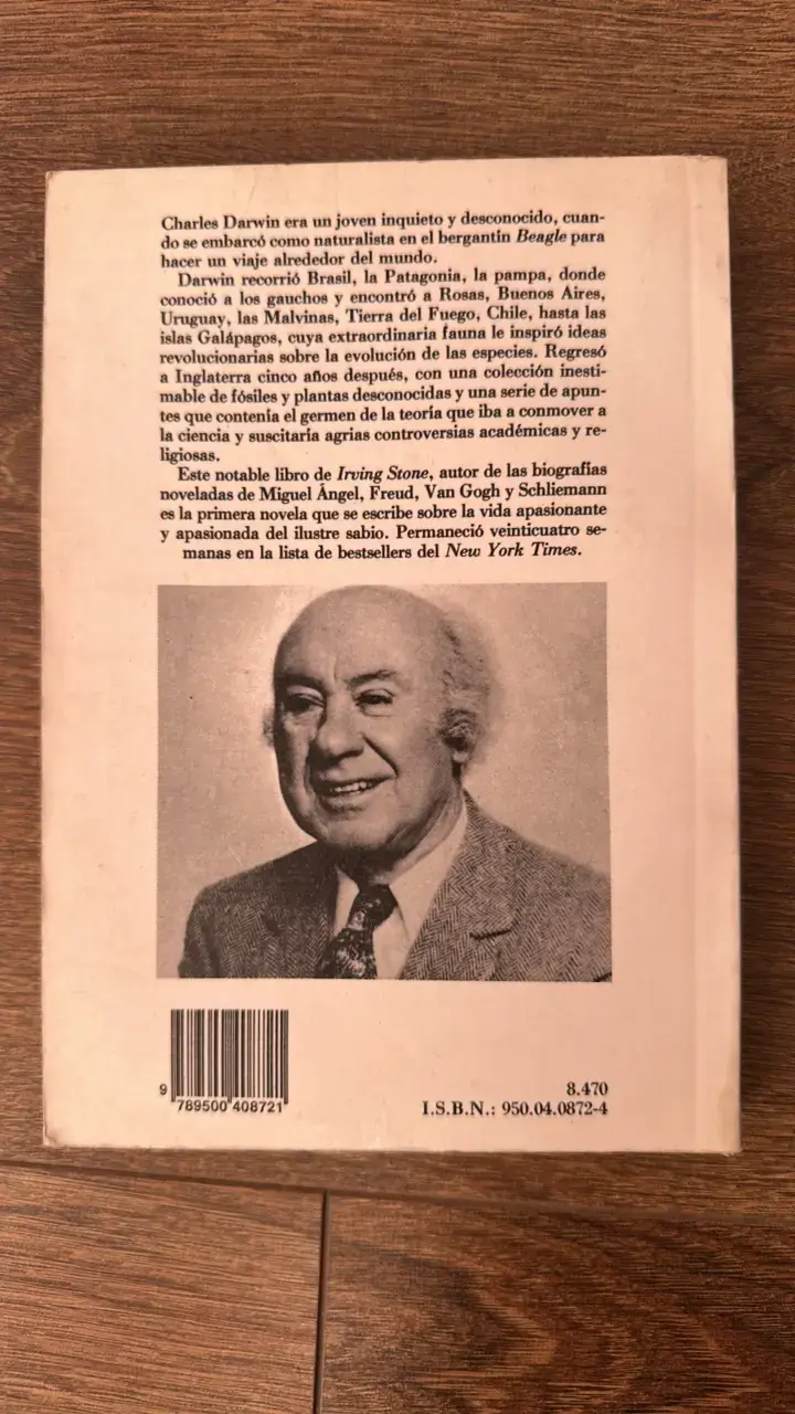 Libro 'El Origen' de Irving Stone - 2