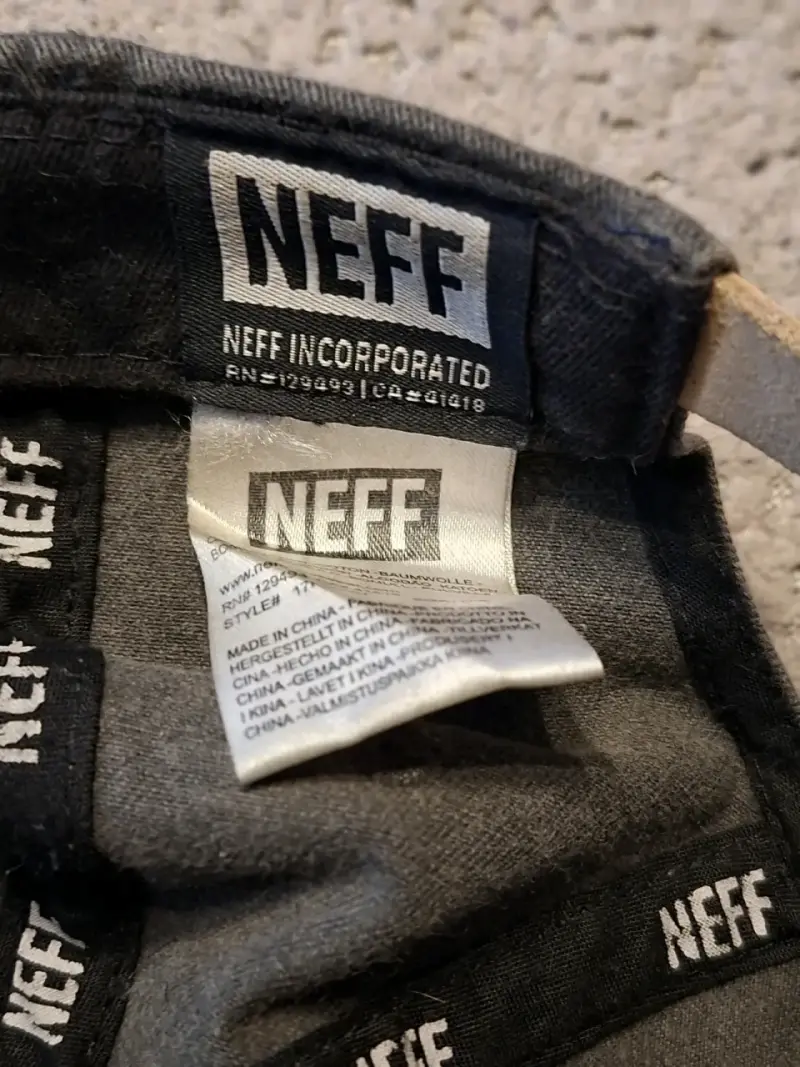 Gorra Neff Company gris ajustable - 4