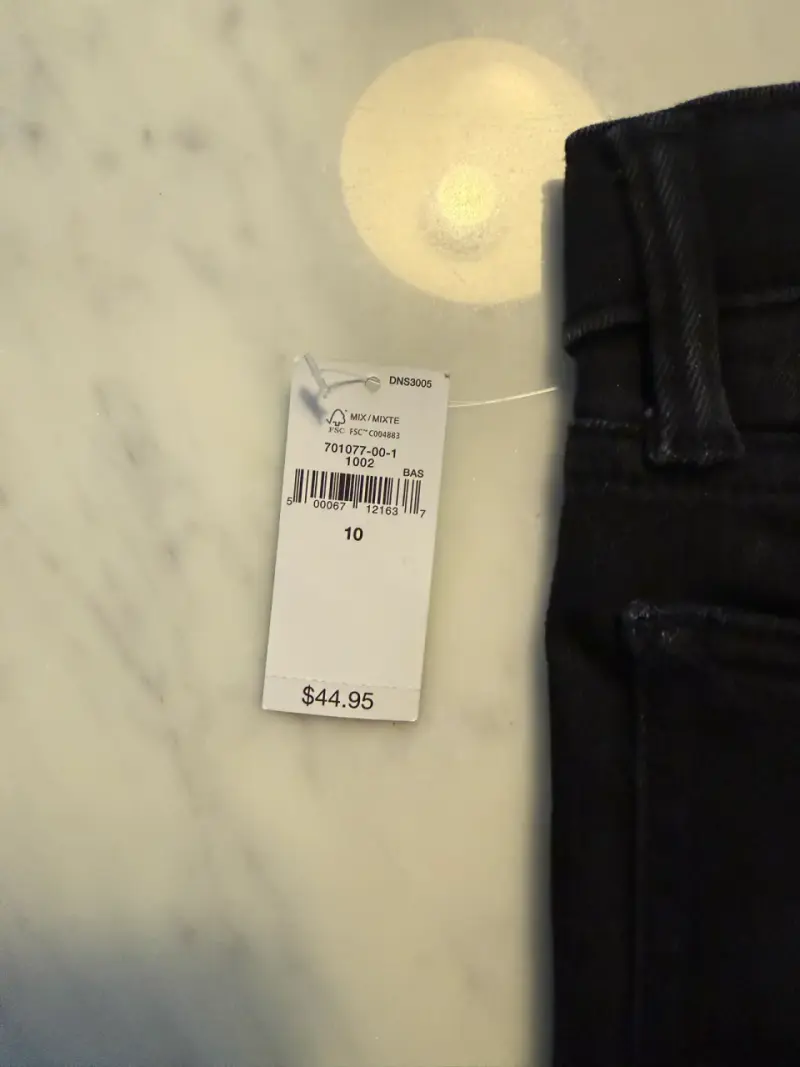 Jeans negros para niños GAP Skinny - 4