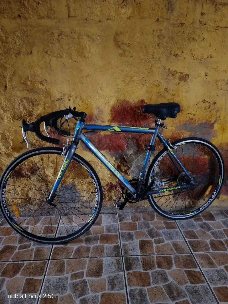 Bicicleta pistera azul - 3