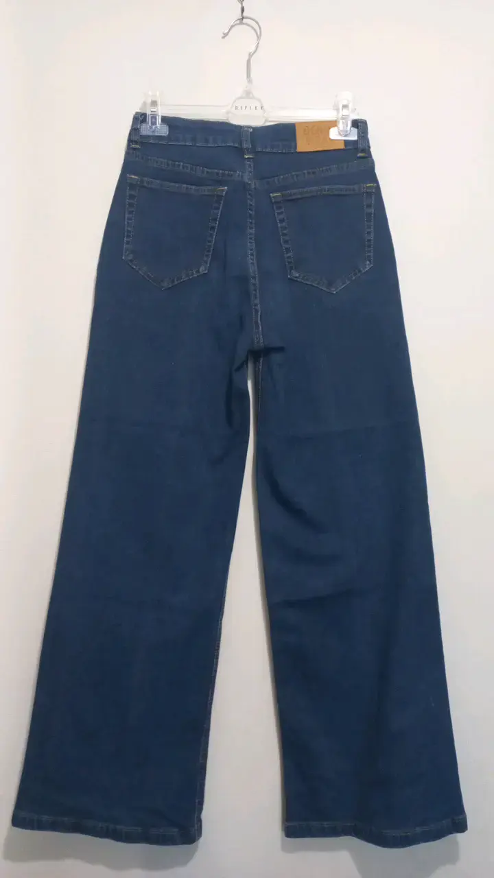 Jeans recto azul oscuro para niña - 2