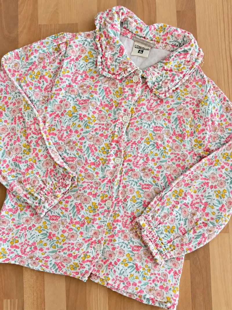 Blusa infantil floral Coniglio talla 4