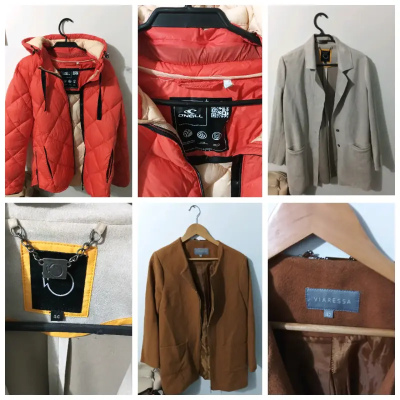 Chaqueta acolchada roja O'Neill para invierno