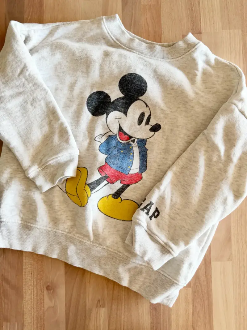 Polerón Disney Mickey Mouse para niños