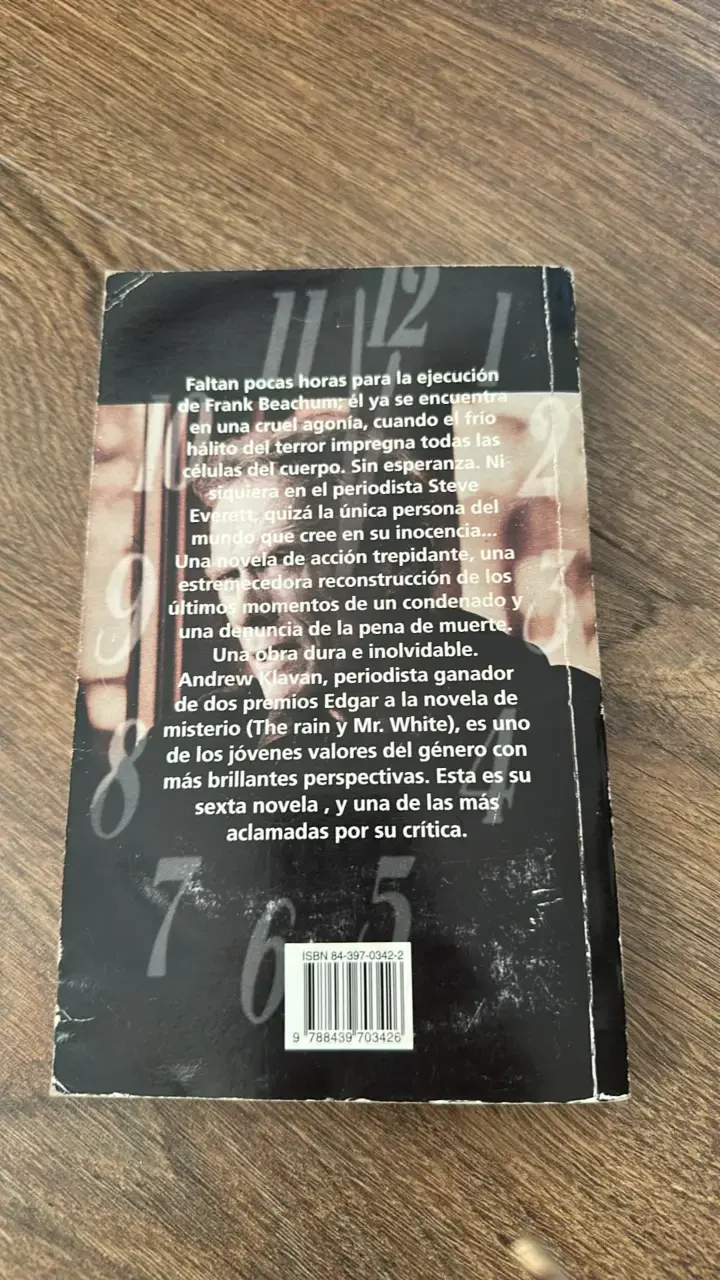 Libro 'Ejecución Inminente' de Andrew Klavan - 2