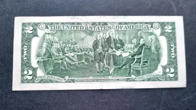 2 muy interesantes billetes USA y Chile. - miniatura 2