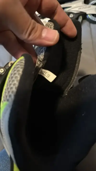 Patines en línea Hondar talla 39 negro y verde - miniatura 2