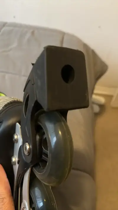 Patines en línea Hondar talla 39 negro y verde - miniatura 4