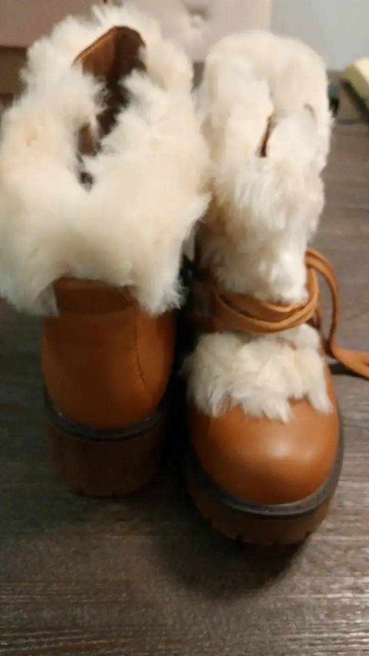 Botas de invierno con forro de piel sintética - 1