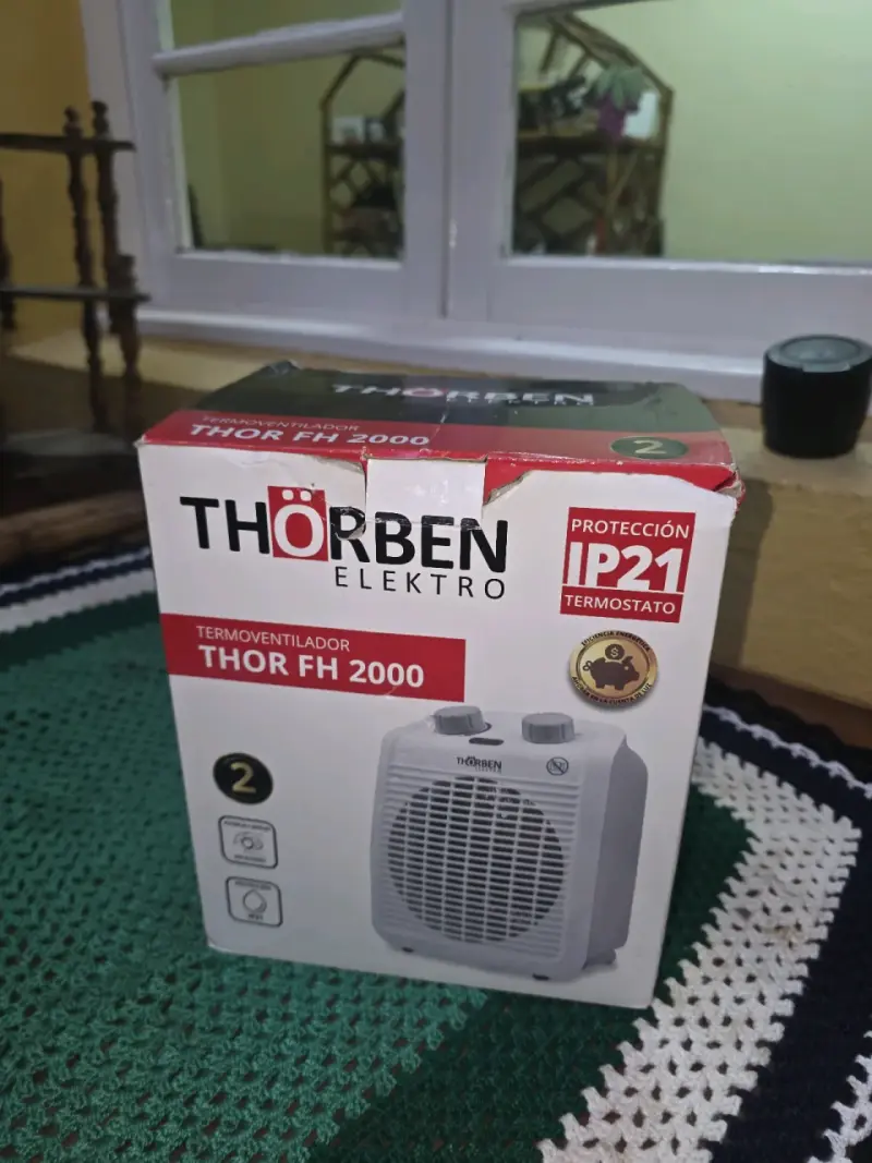 Termoventilador Thorben Thor FH 2000 con Termostato - 1