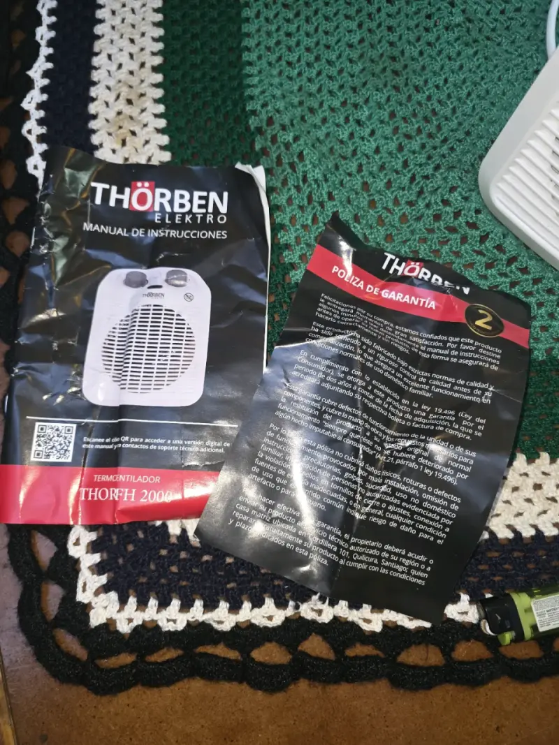 Termoventilador Thorben Thor FH 2000 con Termostato - 3