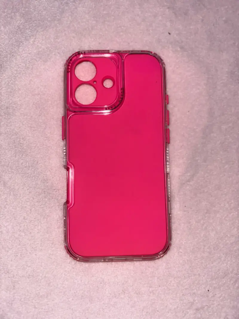 Carcasa IPhone 17 Normal Fucsia Bordes Reforzados