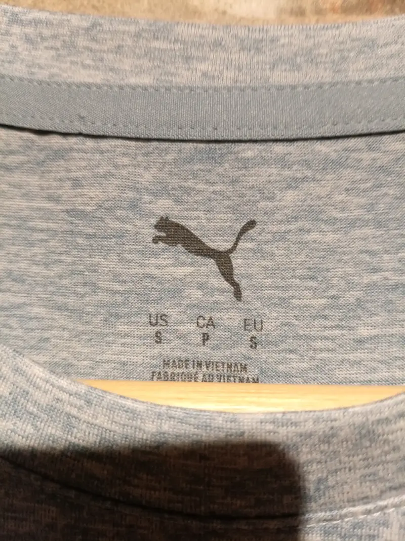 Polera Puma Celeste Original Talla: S - 4